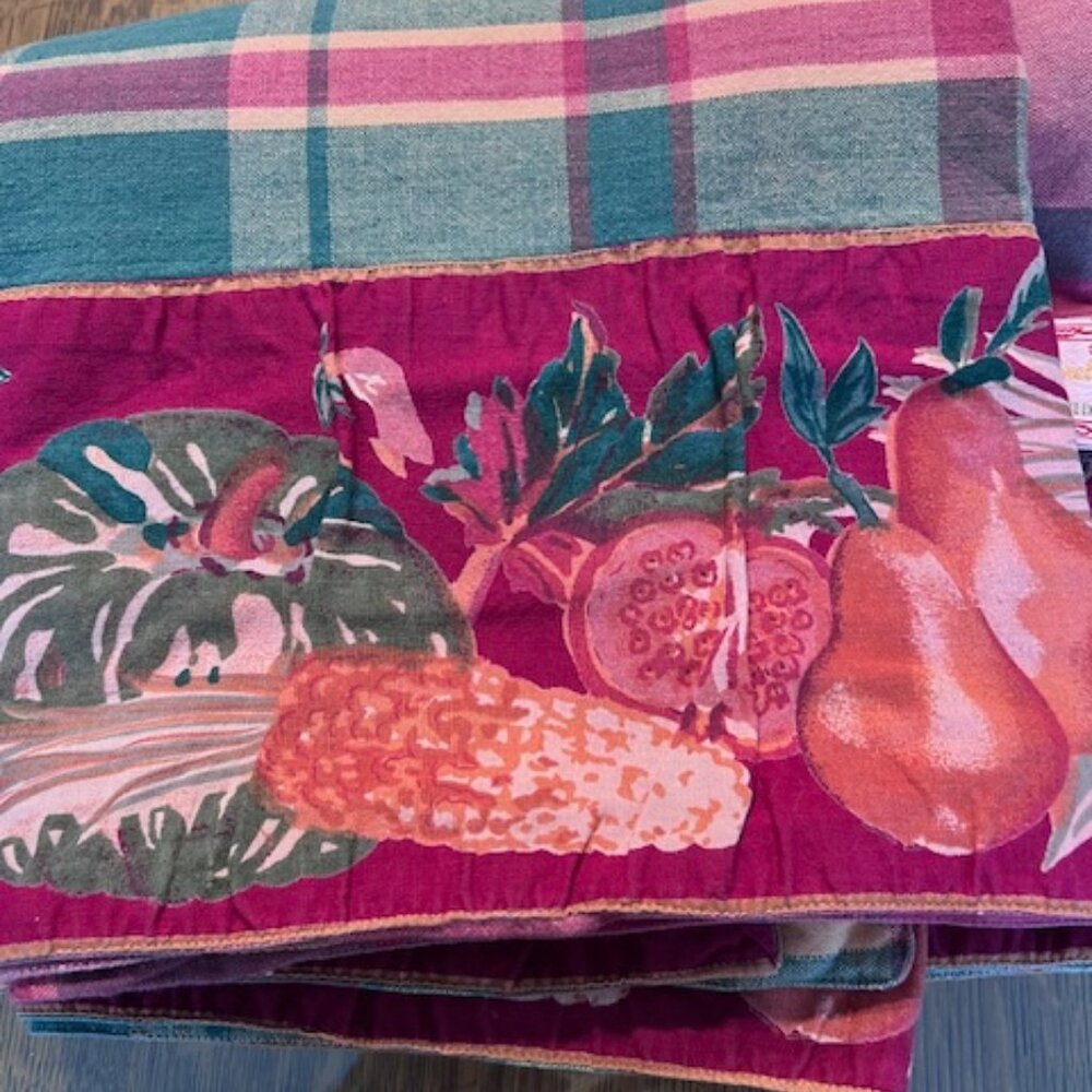 APRIL CORNELL 48 X 84 TABLECLOTH